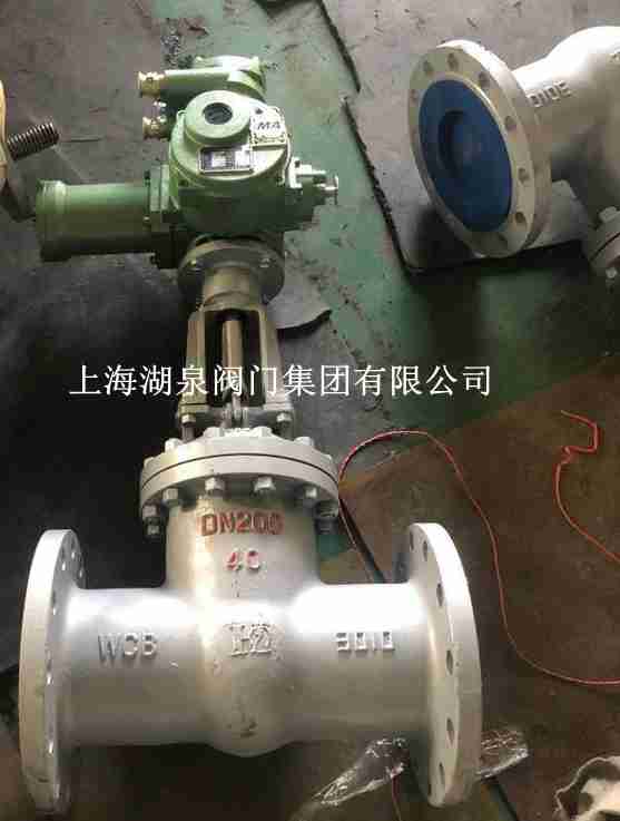 电动闸阀z941h-25 DN200的尺寸，长度